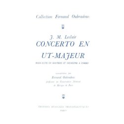 Jean Marie Leclair: Concerto En Ut Majeur