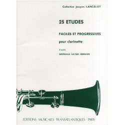 Jacques Lancelot: 25 Etudes Faciles Et Progressives