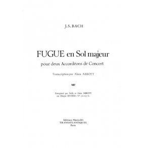 Jean Sbastien Bach: Fugue En Sol Majeur