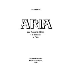 Jean Rivier: Aria