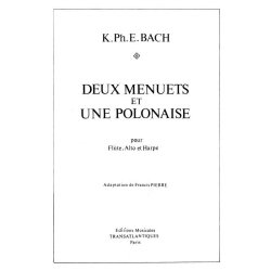 Karl Philippe Emmanuel Bach: 2 Menuets Et Une Polonaise
