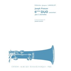 Joseph Pranzer: 6me Duo Concertant