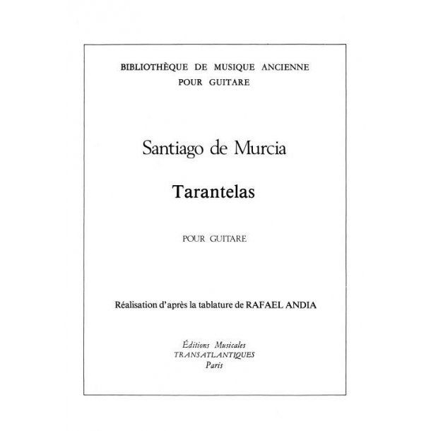 Santiago De   Murcia: Tarentelas