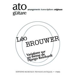 Leo Brouwer: Variations Sur Un Thme De D.Reinhardt