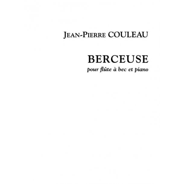 Jean-Pierre Couleau: Berceuse