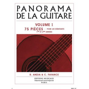 Rafaël Andia: Panorama De La Guitare Vol.1 (Book/CD)