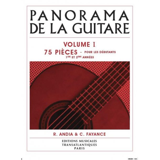 Rafa&euml;l Andia: Panorama De La Guitare Vol.1 (Book/CD)
