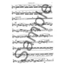 Jean Francaix: Concerto For Clarinet (Piano Reduction)