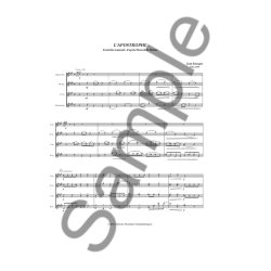 Jean Francaix: L'Apostrophe - Comedie Musicale d'apres Honore de Balzac (Full Score)