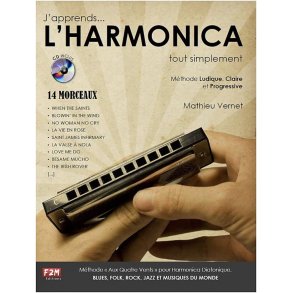 J'apprends... L'Harmonica... tout simplement : 14 Morceaux