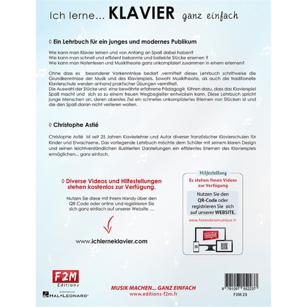 Ich lerne&hellip; KLAVIER ganz einfach : Umfassend, Klar, Schritt f&uuml;r Schritt