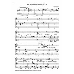 We are children of the world : For unison/2-part upper voices and piano