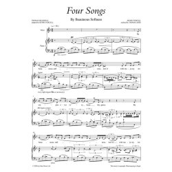 Four songs for voice and piano