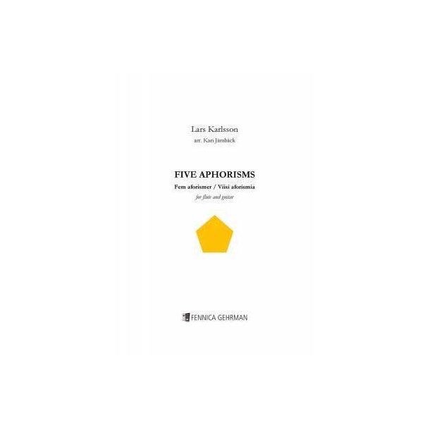 Five Aphorisms For Flute and Guitar