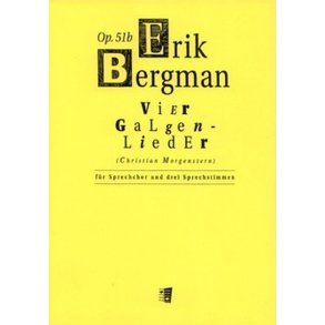 Vier Galgenlieder op. 51b