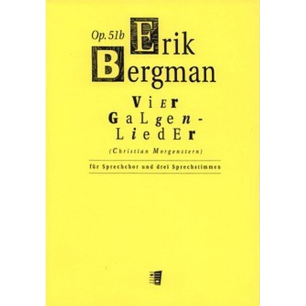 Vier Galgenlieder op. 51b