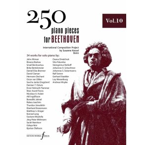 250 Piano Pieces For Beethoven - Vol. 10