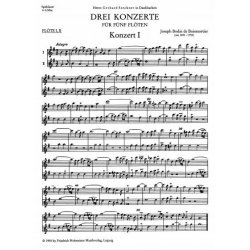 De Boismotier, J. B.: Concerto Op 15 Nos 1-3 - Parts