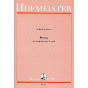 Willem De Fesch: Sonata In D Minor (Double Bass/Piano)