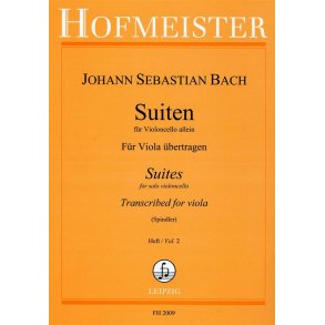 Johann Sebastian Bach: Suiten Fr Violoncello Band 2