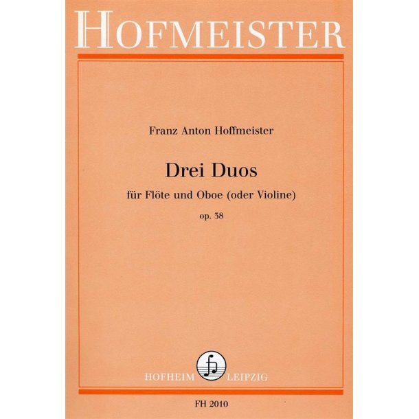 Hoffmeister, F. A.: 3 Duos Op 38