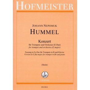 Johann Nepomuk Hummel: Konzert Fr Trompete Und Orchester E-Dur