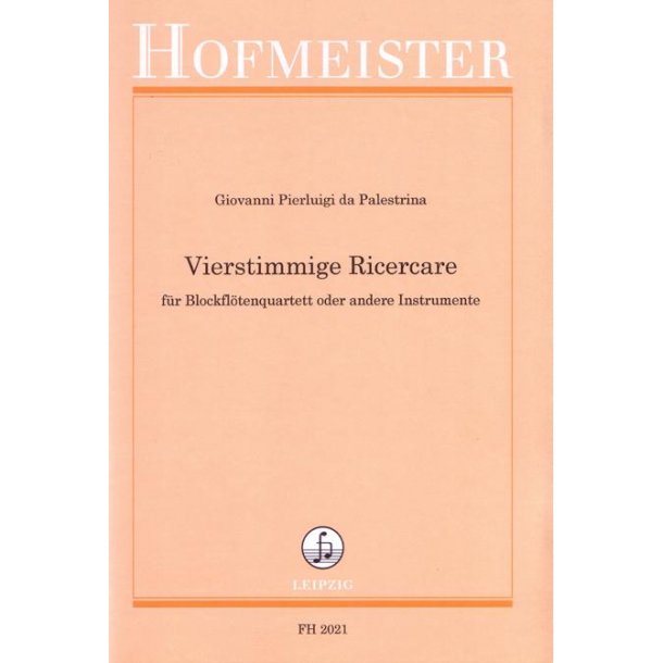 De Palestrina, G. P.: 8 Ricercare