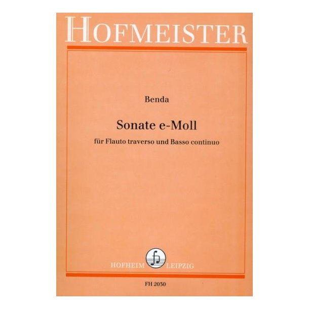 Benda, F.: Sonata In E Minor