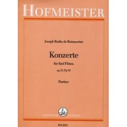 Boismortier, J. B. De: Concertos Op 15 Nos 4-6 - Score