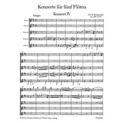 Boismortier, J. B. De: Concertos Op 15 Nos 4-6 - Score