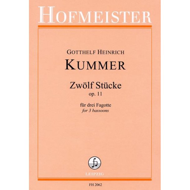 Kummer, G. H.: 12 Pieces Op 11