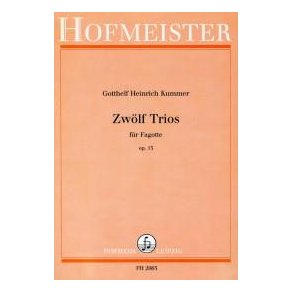 Kummer, G. H.: 12 Trios Op 13