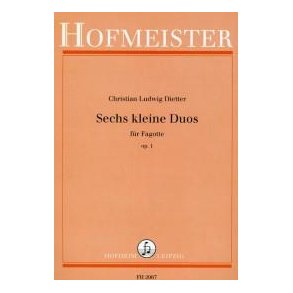 Dietter, C. L.: 6 Little Duos Op 1