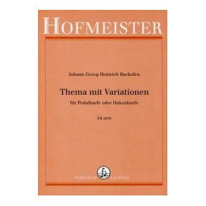 Backofen, J. G. H.: Theme And Variations