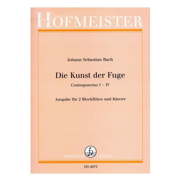 J.S.Bach: Art Of Fugue - Contrapunctus 1-4