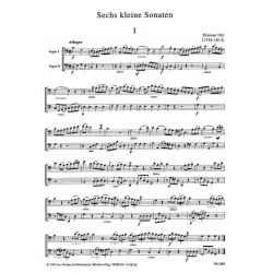 Etienne Ozi: Sechs Kleine Sonaten Band 1