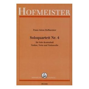 Hoffmeister, F. A.: Solo Quartet Number 4