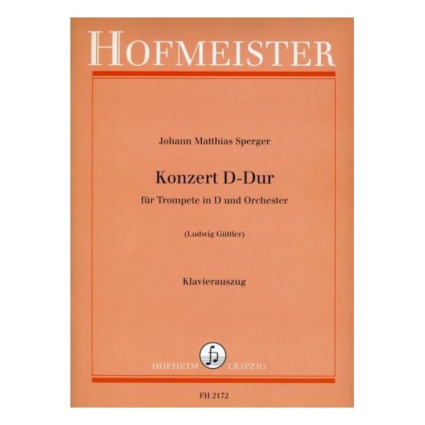 Sperger, J. M.: Concerto In D