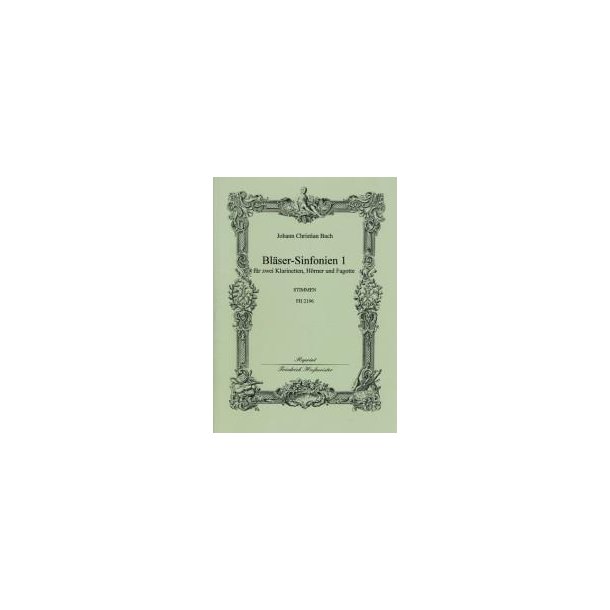 Bach, Jc: Wind Symphonies 1-3 - Parts