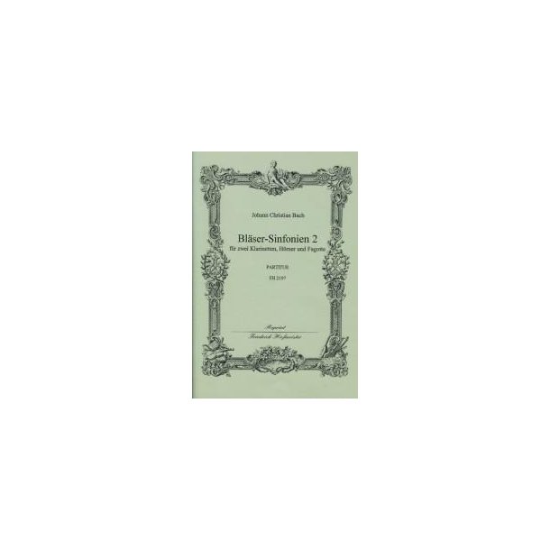 Bach, Jc: Wind Symphonies 4-6 - Score