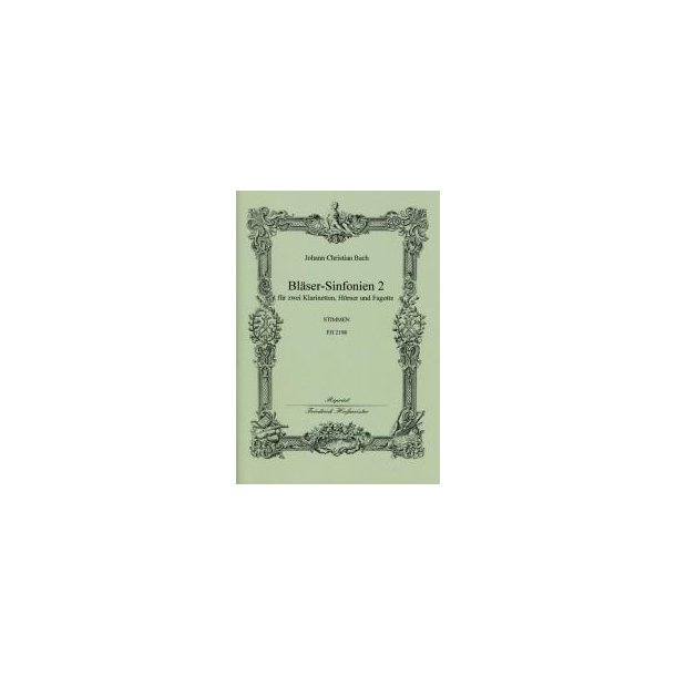 Bach, Jc: Wind Symphonies 4-6 - Parts