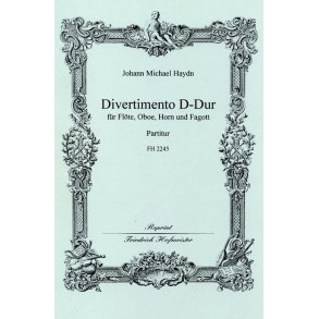 Haydn, J.: Divertimento In D - Score