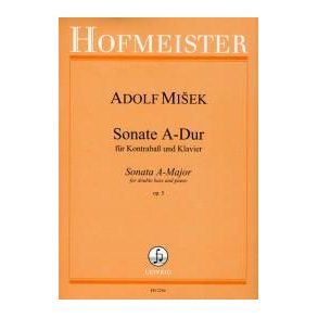 Adolf Misek: Sonata In A Major Op. 5 - Double Bass And Piano