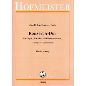 Carl Philipp Emanuel Bach: Bassoon Concerto In A (Bassoon/Piano)