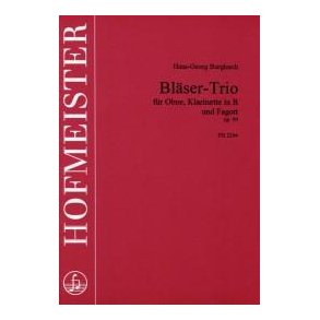 Burghardt, H. G.: Wind Trio Op 99