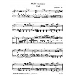 Wieck, Clara: Quatre Polonoises Op 1