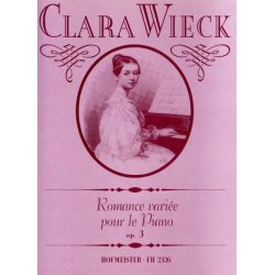 Wieck, Clara: Romance Variee Op 3