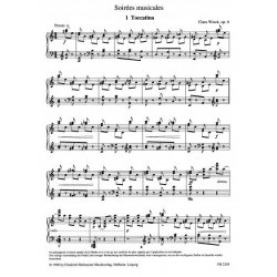 Clara Wieck: Soirees Musicales Pour Le Pianoforte Op.6