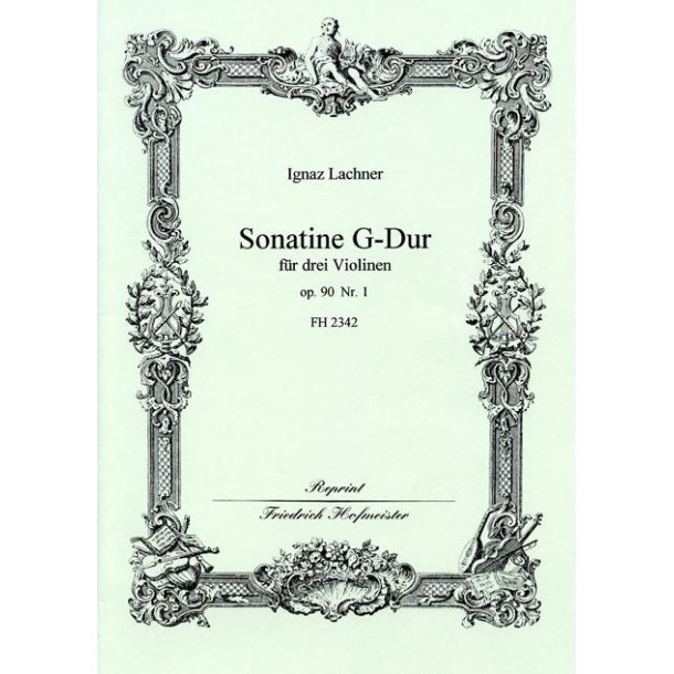 Lachner, I.: Sonatine In G Op 90/1