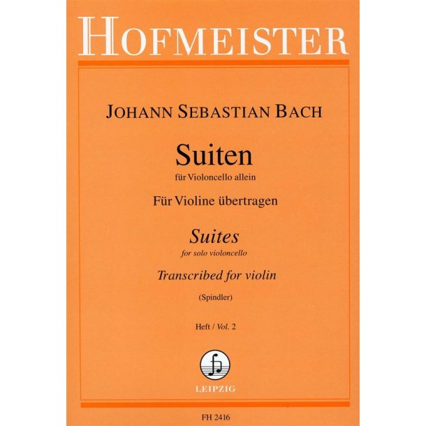 Bach, J. S.: Cello Suites Volume 2